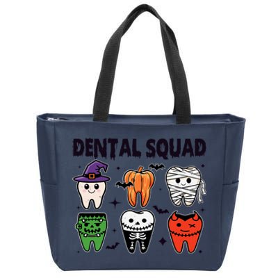 Dental Squad Halloween Cute Spooky Teeth Costume Dentist Zip Tote Bag