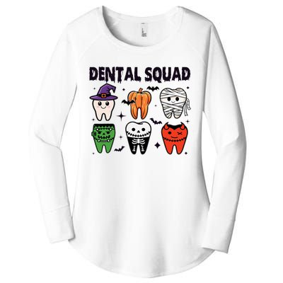 Dental Squad Halloween Cute Spooky Teeth Costume Dentist Women's Perfect Tri Tunic Long Sleeve Shirt