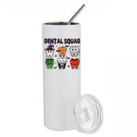 Dental Squad Halloween Cute Spooky Teeth Costume Dentist Stainless Steel Tumbler