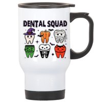 Dental Squad Halloween Cute Spooky Teeth Costume Dentist Stainless Steel Travel Mug