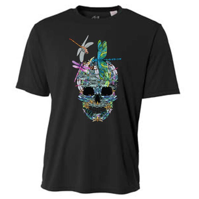 Dragonfly Skull Halloween Costume Fun and Unique Family Outfit Cooling Performance Crew T-Shirt