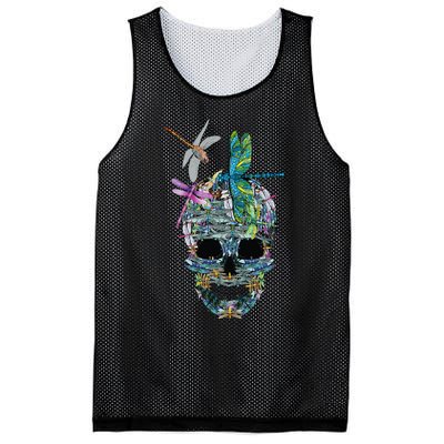 Dragonfly Skull Halloween Costume Fun and Unique Family Outfit Mesh Reversible Basketball Jersey Tank