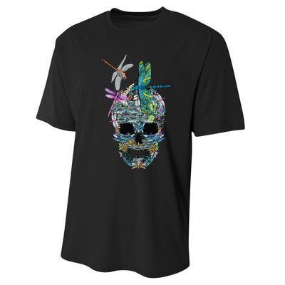 Dragonfly Skull Halloween Costume Fun and Unique Family Outfit Performance Sprint T-Shirt