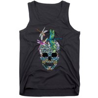 Dragonfly Skull Halloween Costume Fun and Unique Family Outfit Tank Top