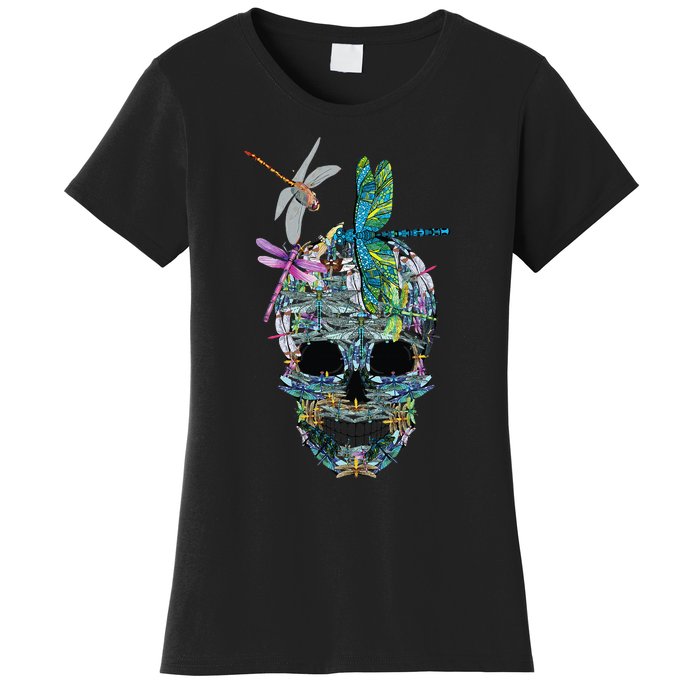 Dragonfly Skull Halloween Costume Fun and Unique Family Outfit Women's T-Shirt