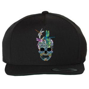 Dragonfly Skull Halloween Costume Fun and Unique Family Outfit Wool Snapback Cap