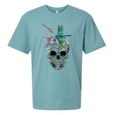 Dragonfly Skull Halloween Costume Fun and Unique Family Outfit Sueded Cloud Jersey T-Shirt