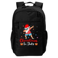 Dabbing Santa Hawaiian Xmas Summer Christmas In July Daily Commute Backpack