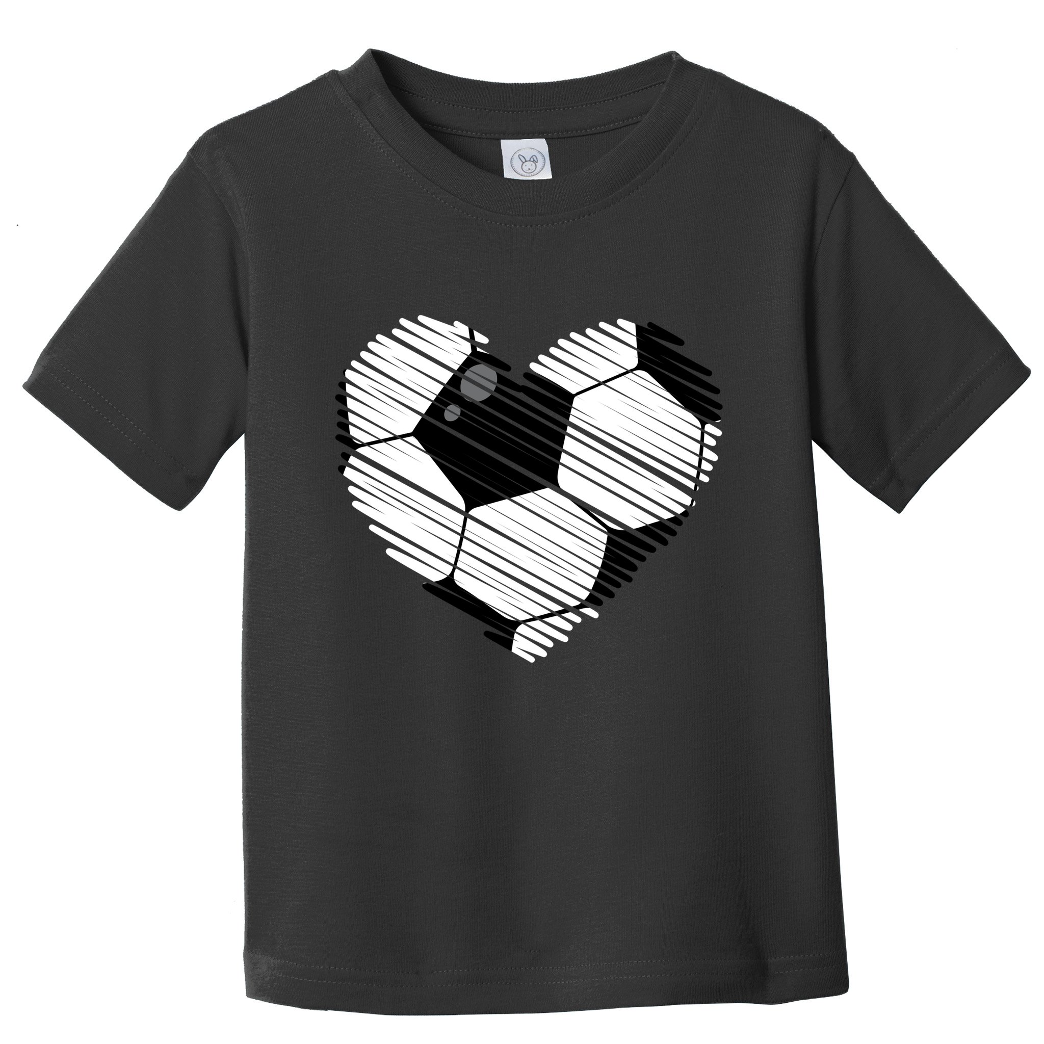 Distressed Soccer Heart Toddler T-Shirt