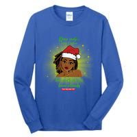 Dear Santa How Much Do You Know Black Mrs Claus Christmas Gift Tall Long Sleeve T-Shirt