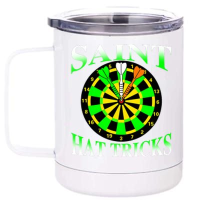 Darts Saint Hat Trick Irish St Patrick's Day 12 oz Stainless Steel Tumbler Cup