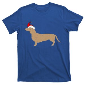 Dachshund Santa Hat Christmas Dog Holiday Doxie Cool Gift T-Shirt