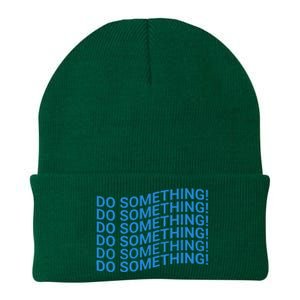 Do Something Harris Waltz Walz 2024 Presidential Election Knit Cap Winter Beanie