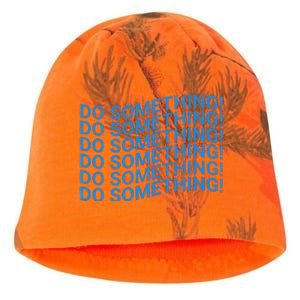 Do Something Harris Waltz Walz 2024 Presidential Election Kati - Camo Knit Beanie