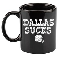 Dallas Sucks Helmet 11oz C Handle Ceramic Mug