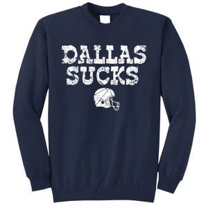 Dallas Sucks Helmet Tall Sweatshirt