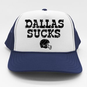 Dallas Sucks Helmet Trucker Hat