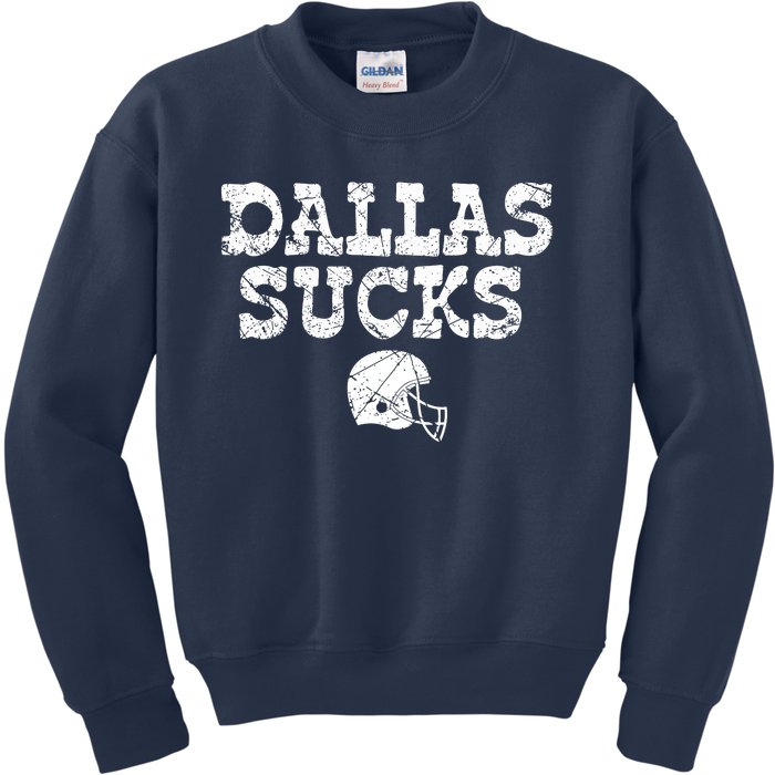 Dallas Sucks Helmet Kids Sweatshirt