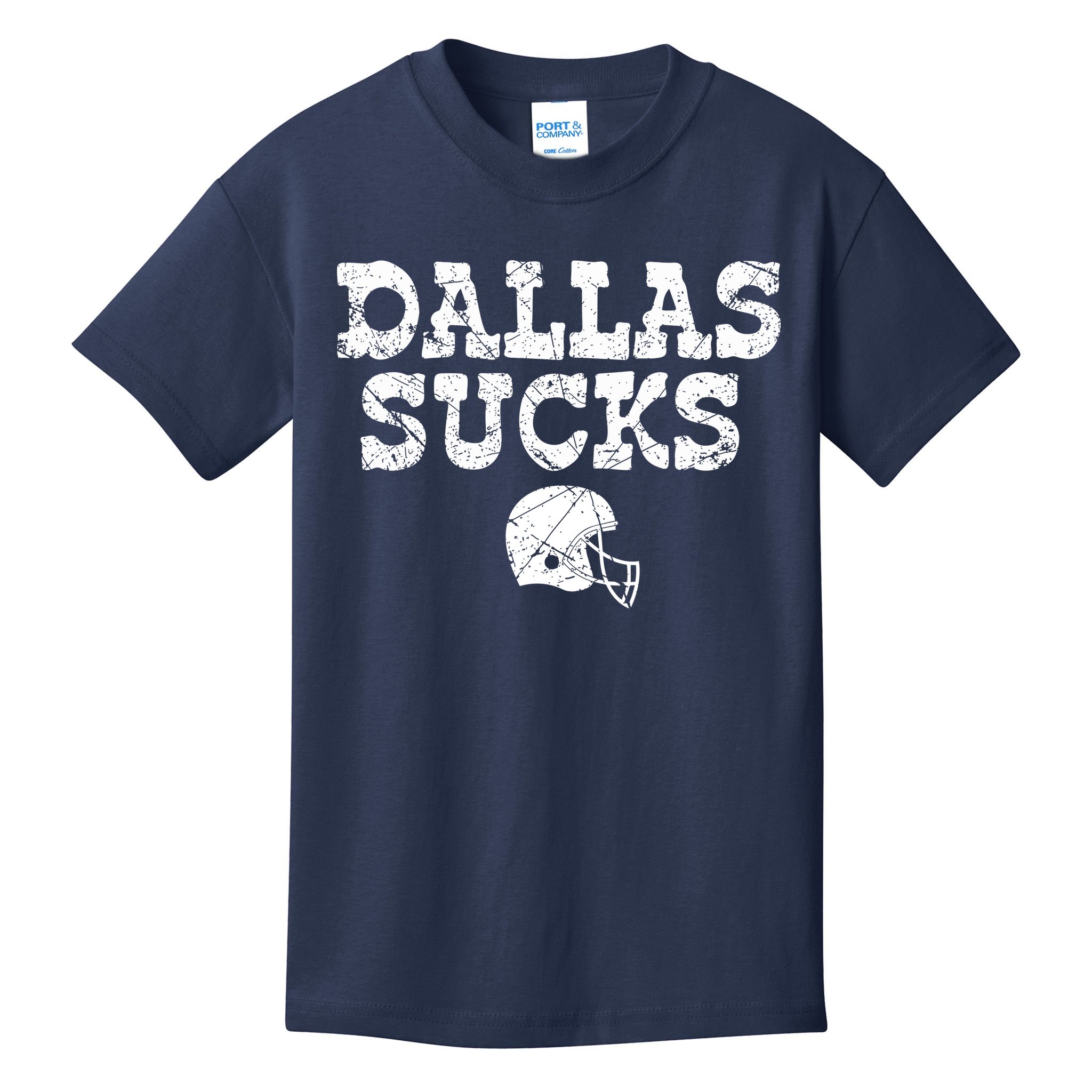 Dallas Sucks Helmet Kids T-Shirt