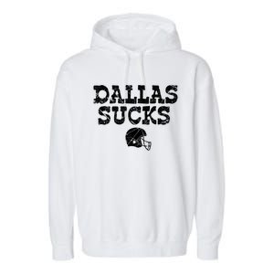 Dallas Sucks Helmet Garment-Dyed Fleece Hoodie