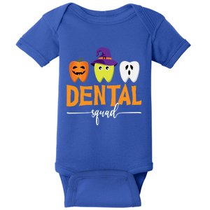 Dental Squad Halloween Pumpkin Ghost Witch Tooth Doctor Meaningful Gift Baby Bodysuit