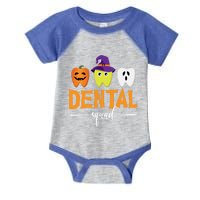 Dental Squad Halloween Pumpkin Ghost Witch Tooth Doctor Meaningful Gift Infant Baby Jersey Bodysuit