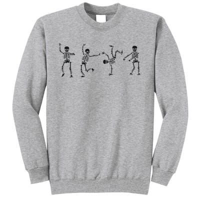 Dancing Skeleton Halloween Party Tall Sweatshirt