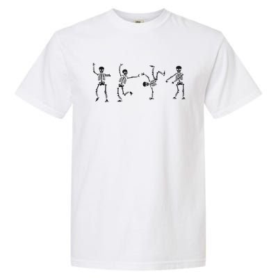 Dancing Skeleton Halloween Party Garment-Dyed Heavyweight T-Shirt