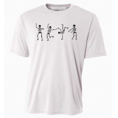 Dancing Skeleton Halloween Party Cooling Performance Crew T-Shirt