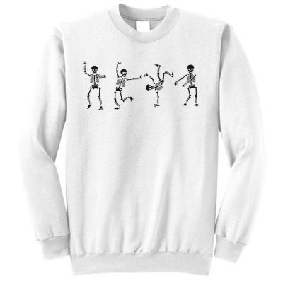 Dancing Skeleton Halloween Party Sweatshirt