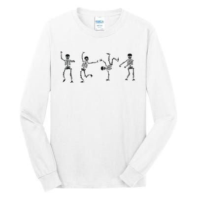 Dancing Skeleton Halloween Party Tall Long Sleeve T-Shirt