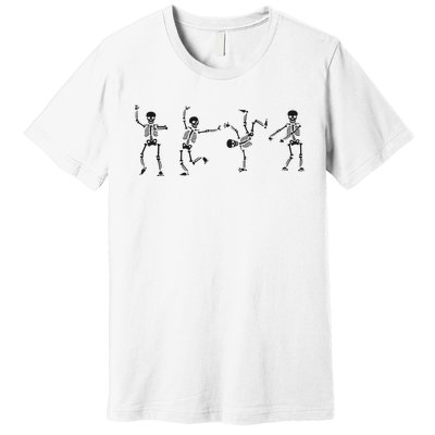 Dancing Skeleton Halloween Party Premium T-Shirt