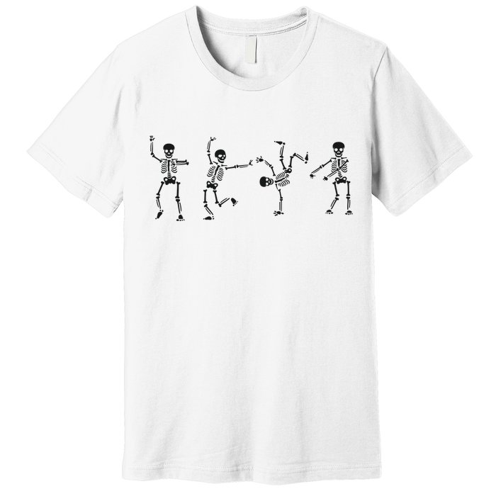 Dancing Skeleton Halloween Party Premium T-Shirt