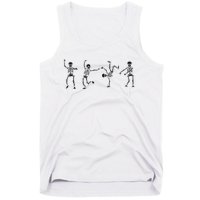 Dancing Skeleton Halloween Party Tank Top