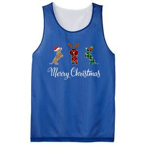 Dachshund Santa Hat Reindeer Christmas Leopard Buffalo Plaid Gift Mesh Reversible Basketball Jersey Tank