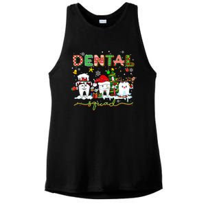 Dental Squad Halloween Thanksgiving Boos Crew Costume Gift Ladies PosiCharge Tri-Blend Wicking Tank