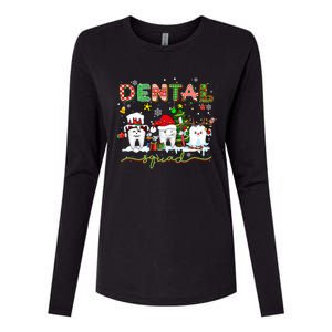 Dental Squad Halloween Thanksgiving Boos Crew Costume Gift Womens Cotton Relaxed Long Sleeve T-Shirt