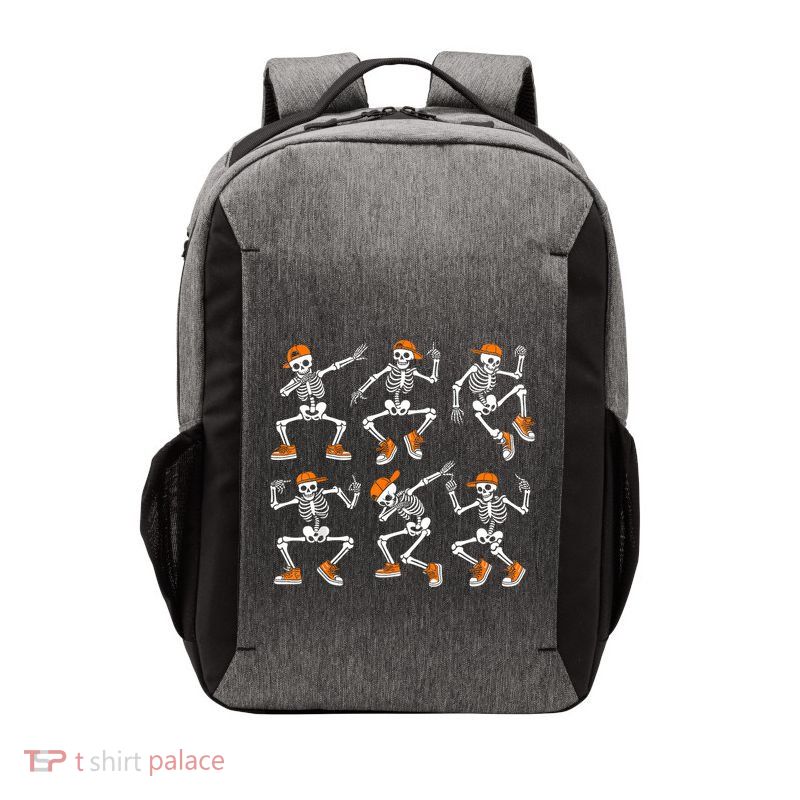 Dancing Skeletons Halloween Skeleton Dance Halloween Vector Backpack
