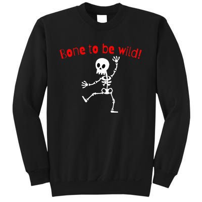 Dancing Skeleton Halloween Funny Bone Wild Sweatshirt