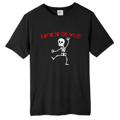 Dancing Skeleton Halloween Funny Bone Wild Tall Fusion ChromaSoft Performance T-Shirt