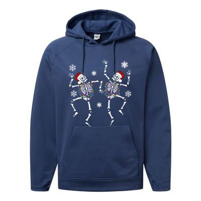 Dancing Skeleton Hat Christmas Gift Performance Fleece Hoodie