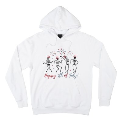 Dancing Skeleton Happy 4th Of July Hoodie