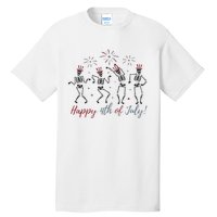 Dancing Skeleton Happy 4th Of July Tall T-Shirt