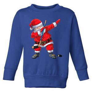 Dabbing Santa Hockey Christmas Xmas Gift Gift Toddler Sweatshirt