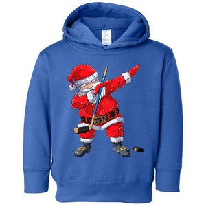 Dabbing Santa Hockey Christmas Xmas Gift Gift Toddler Hoodie