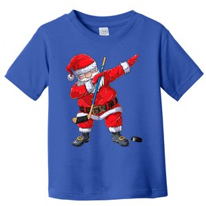 Dabbing Santa Hockey Christmas Xmas Gift Gift Toddler T-Shirt