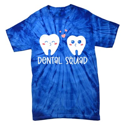 Dental Squad Happy Valentines Day Dental Life Cute Teeth Gift Tie-Dye T-Shirt