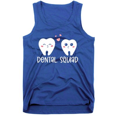 Dental Squad Happy Valentines Day Dental Life Cute Teeth Gift Tank Top