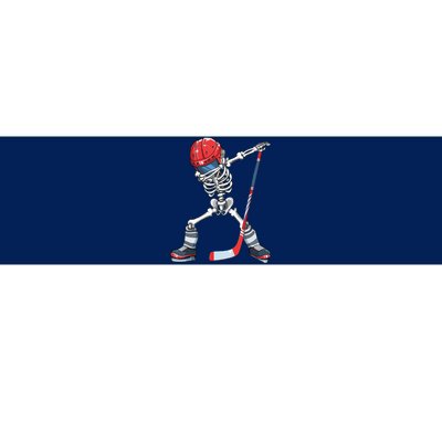 Dabbing Skeleton Hockey Halloween Costume Gift Boy Bumper Sticker