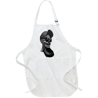 Don’T Skull Head Full-Length Apron With Pockets